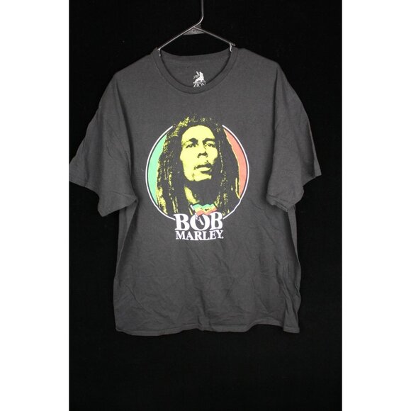 Bob Marley T Shirt Mens Size XL Black Zion Rootswear Graphic Tee - Picture 1 of 3